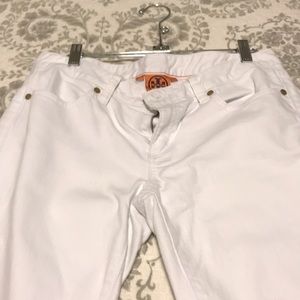 Tory Burch white jeans
